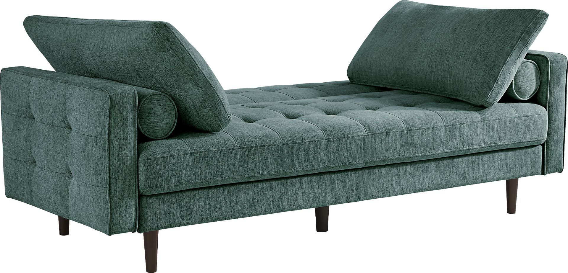 Athens Teal Convertible Sleeper Sofa - Image 9
