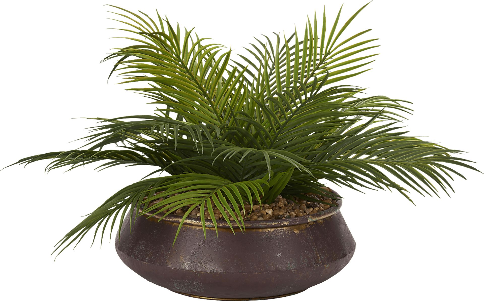 Athiran Green Palm Silk Plant - Image 1