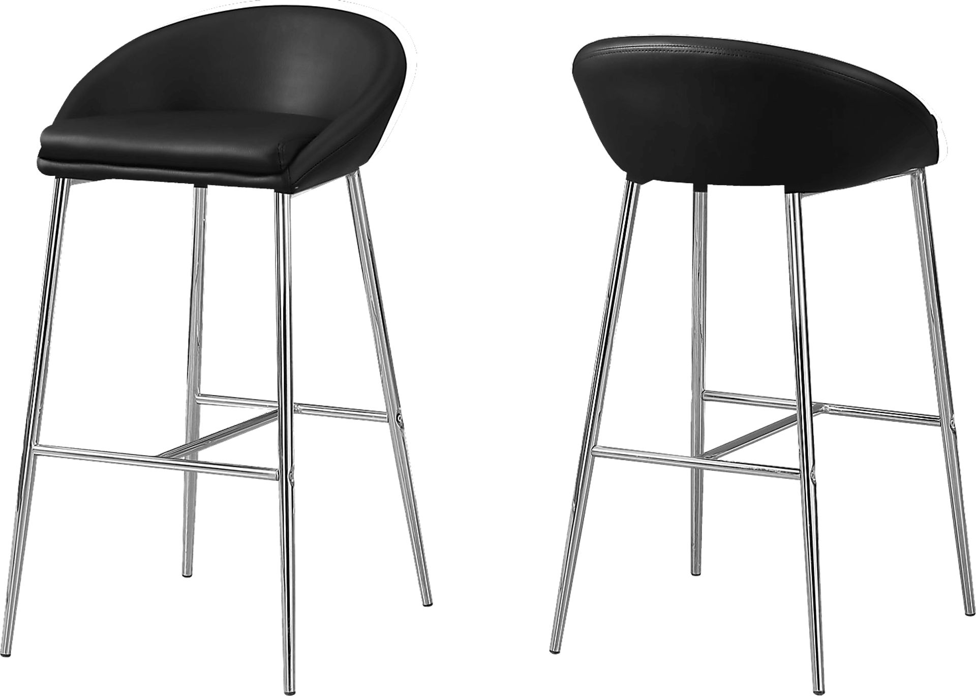 Athlone Black Barstool (Set of 2) - Image 1