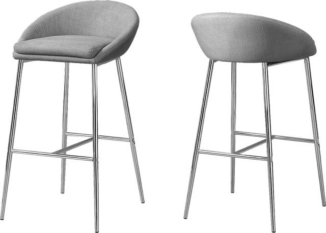 Athlone Gray Barstool (Set of 2) - Thumbnail - Image 1