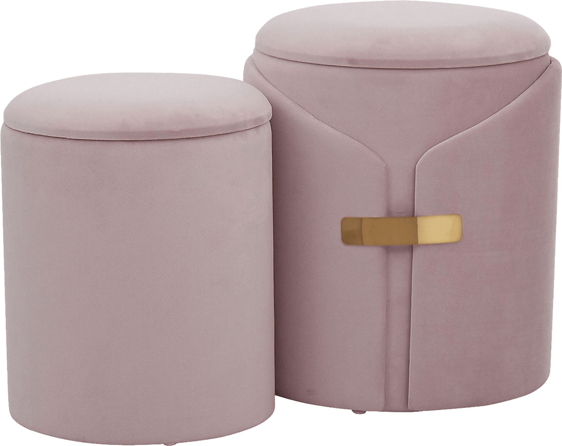 Atholgate Blush Ottoman, Set of 2 - Image 1
