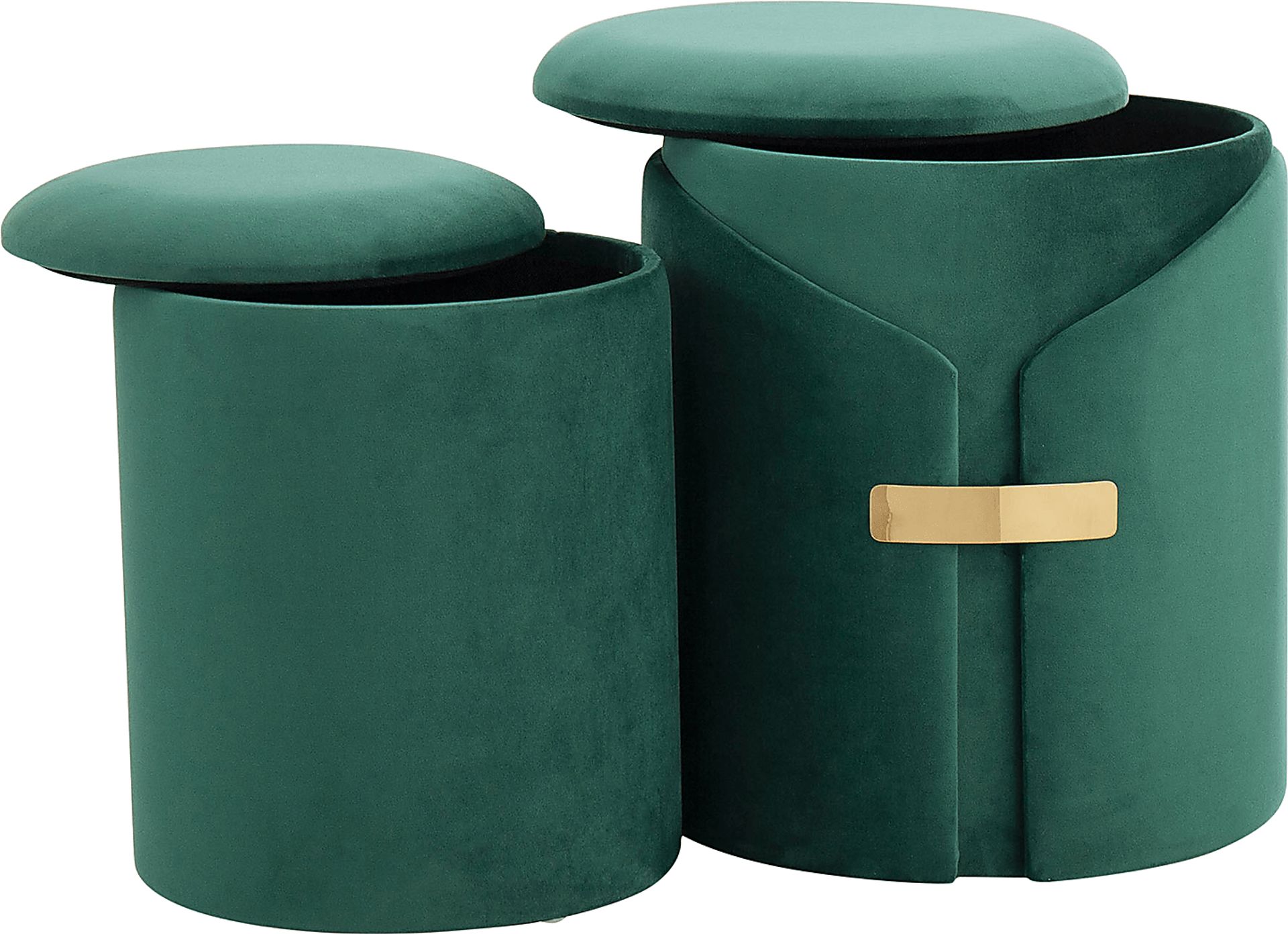 Atholgate Green Ottoman, Set of 2 - Image 5