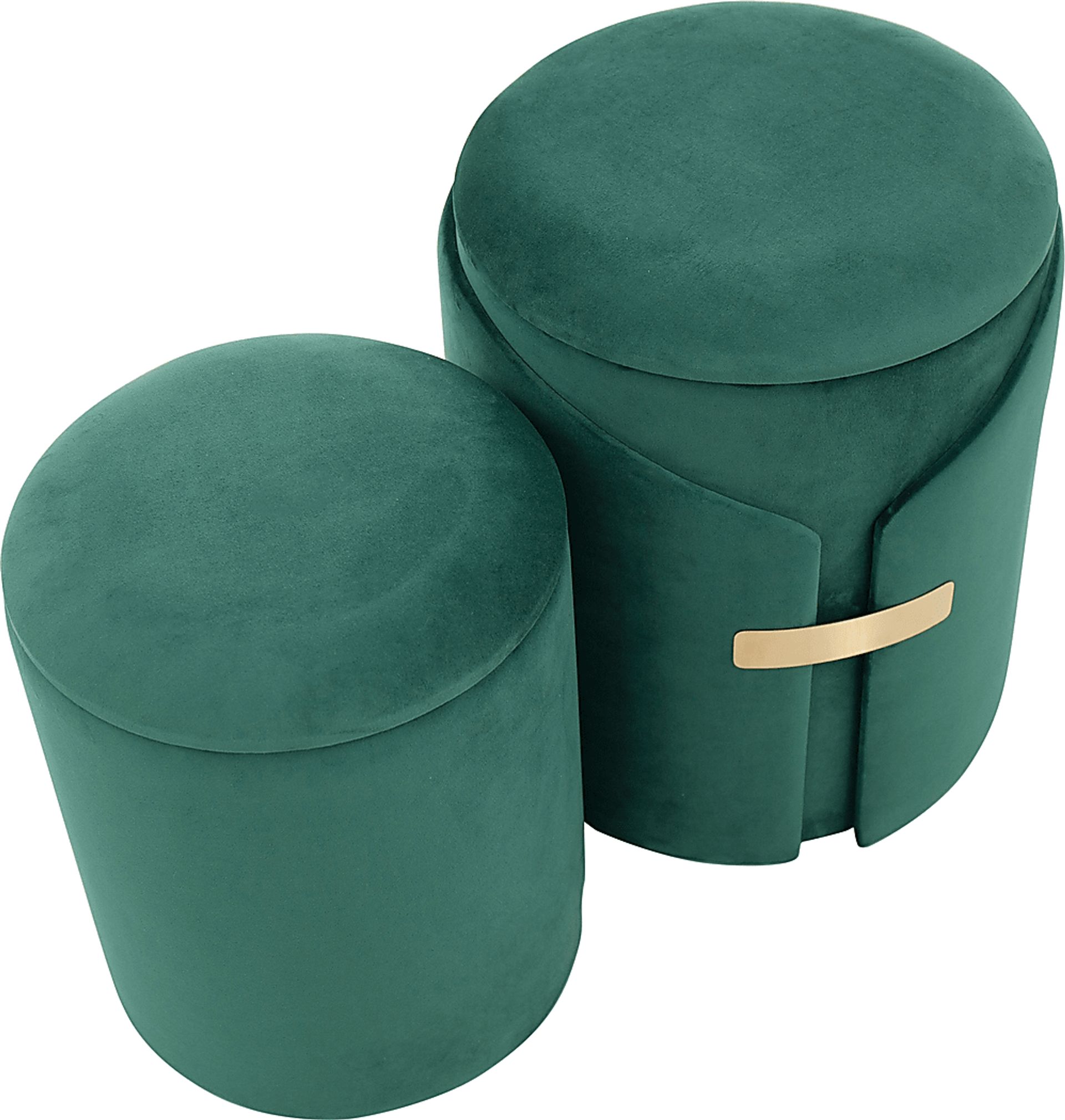Atholgate Green Ottoman, Set of 2 - Image 6