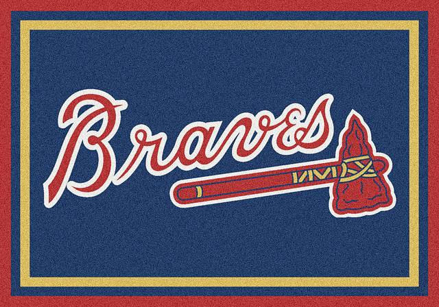 Atlanta Braves 5 x 7 Rug - Thumbnail - Image 1