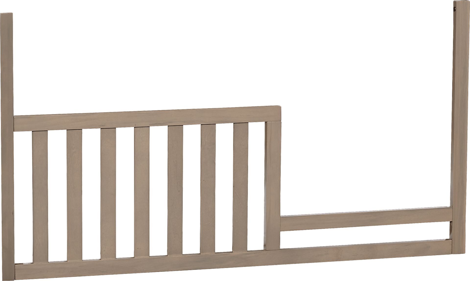 Atley Gray Convertible Crib with Toddler Rail - Image 7