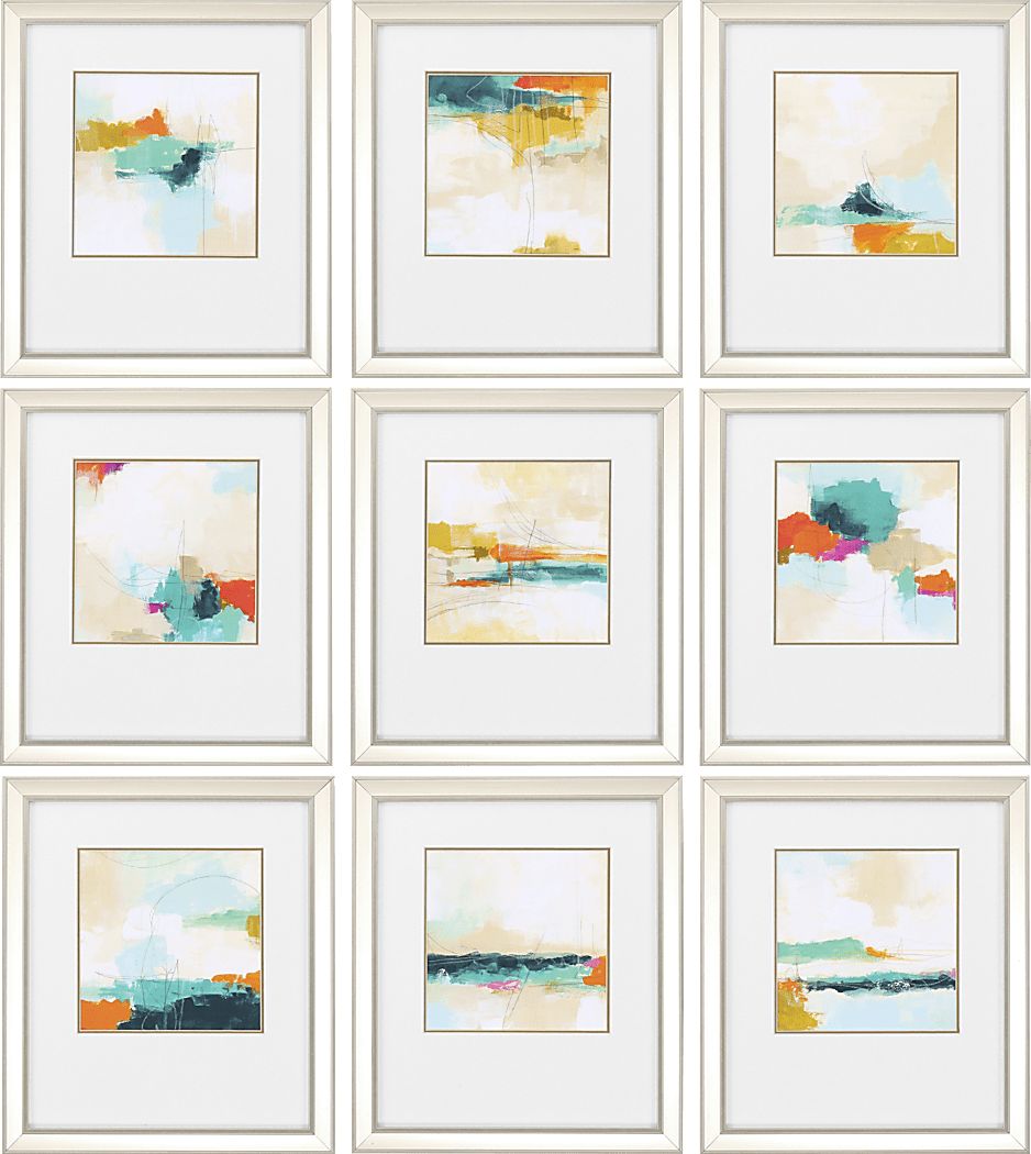 Atmospheric Multi Artwork, Set of 9