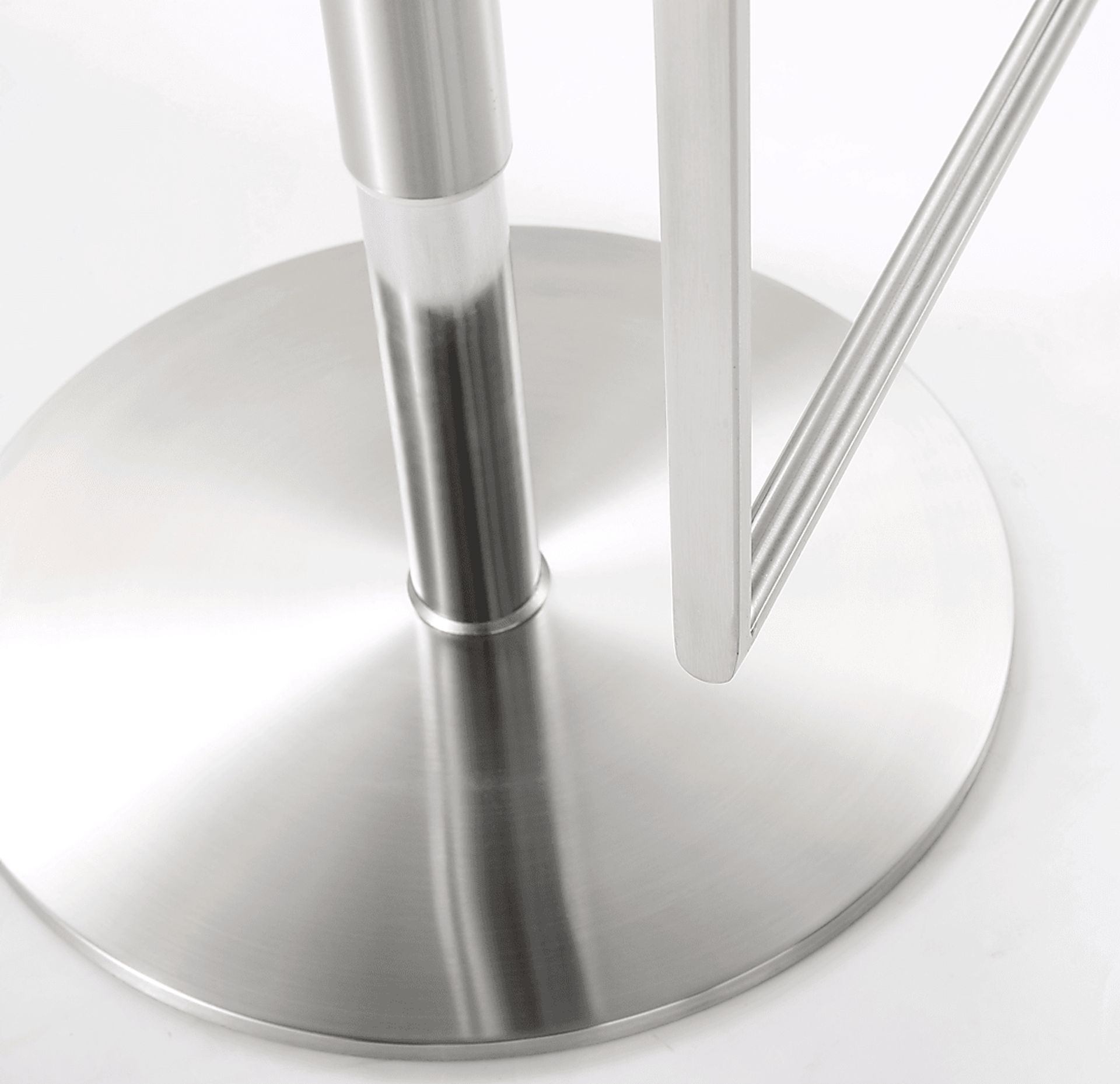 Atrani Gray Adjustable Swivel Barstool - Image 3