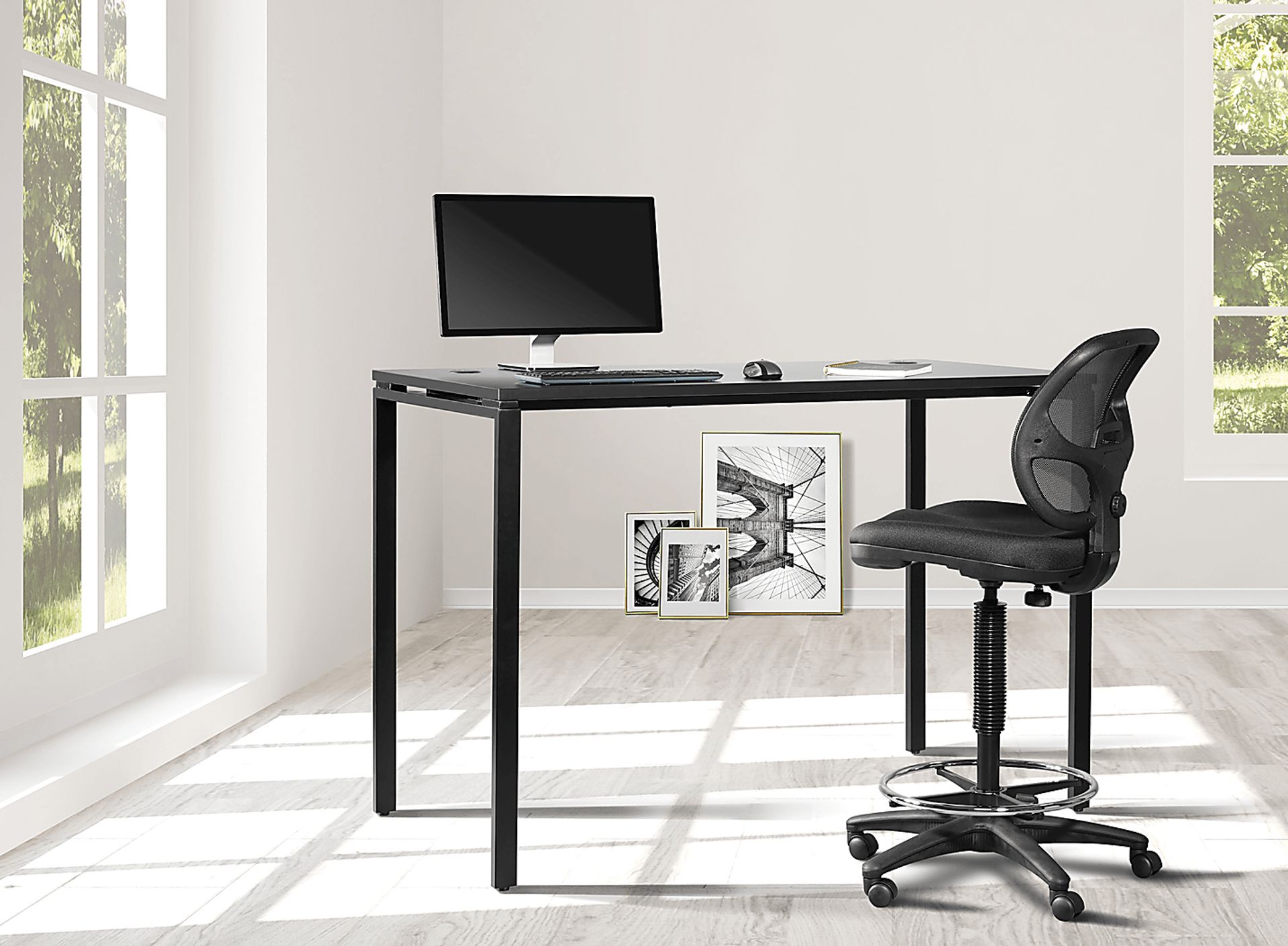 Atsu Black Standing Desk - Image 2