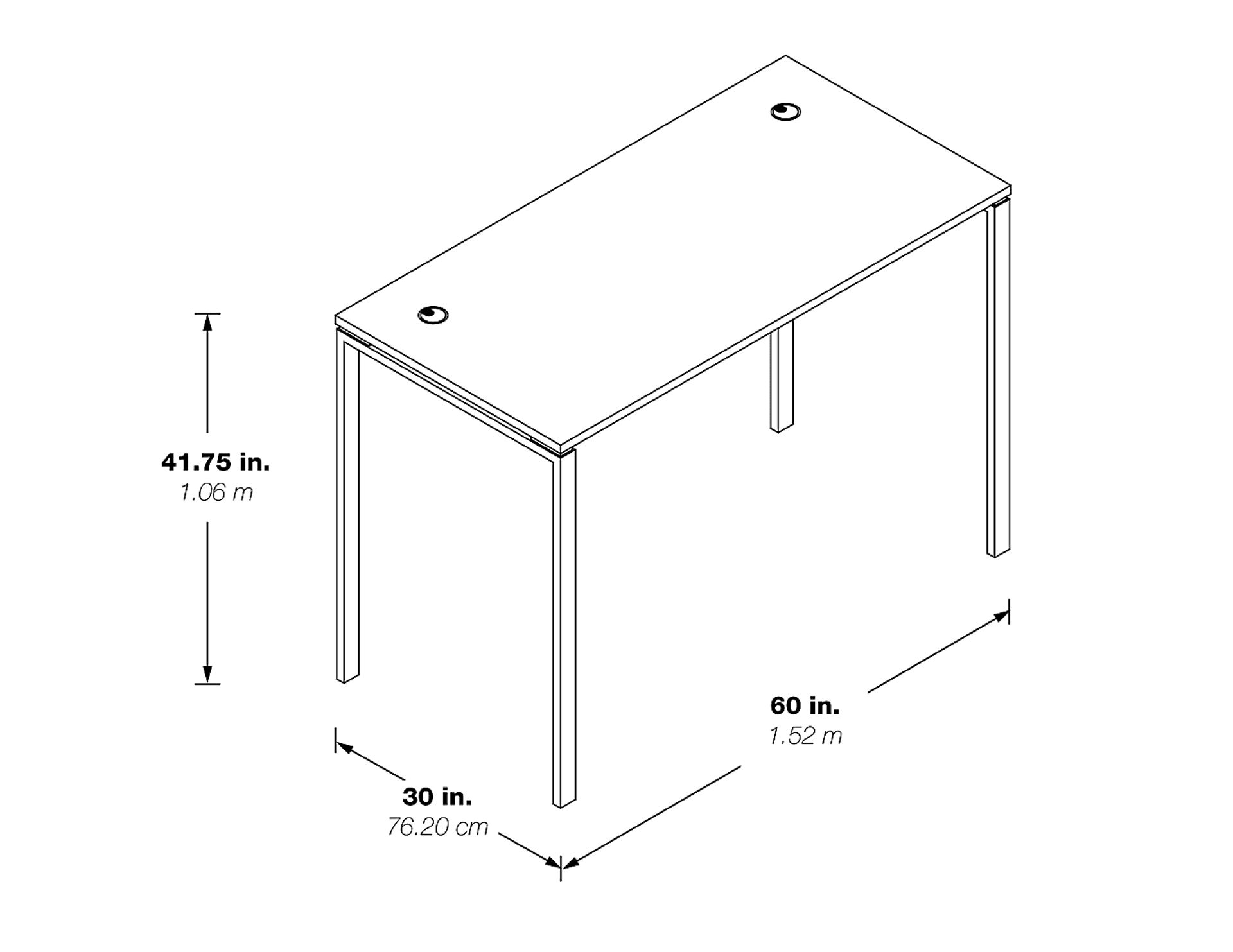 Atsu Black Standing Desk - Image 4