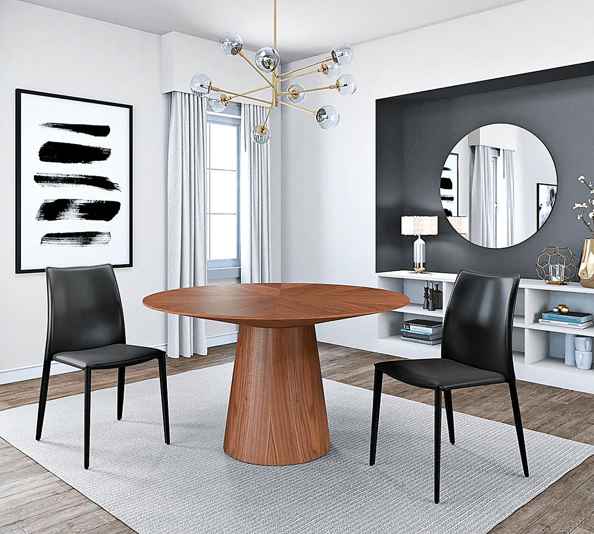 Attakapas Black Dining Chair, Set of 2 - Image 2