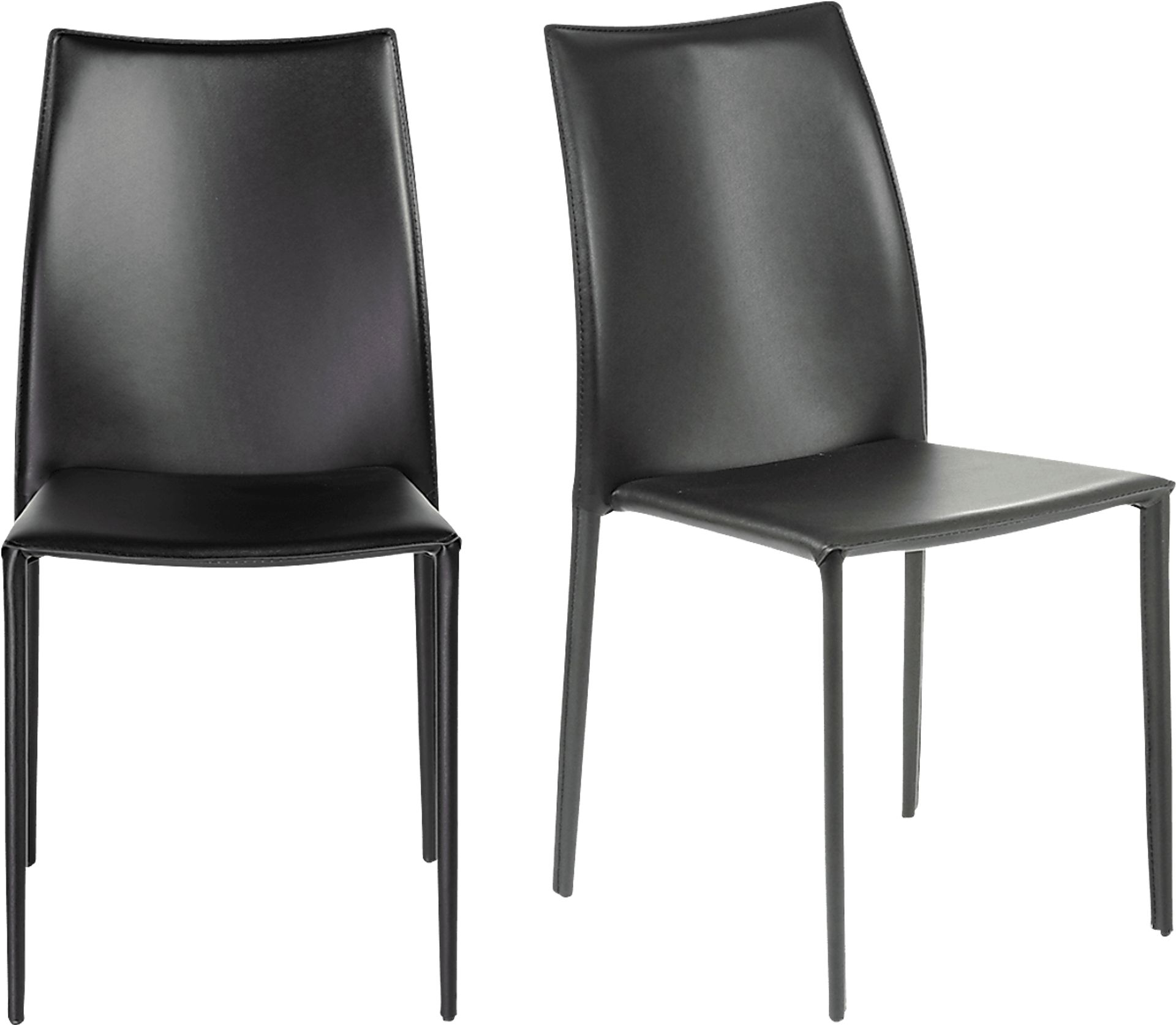 Attakapas Black Dining Chair, Set of 2 - Image 1