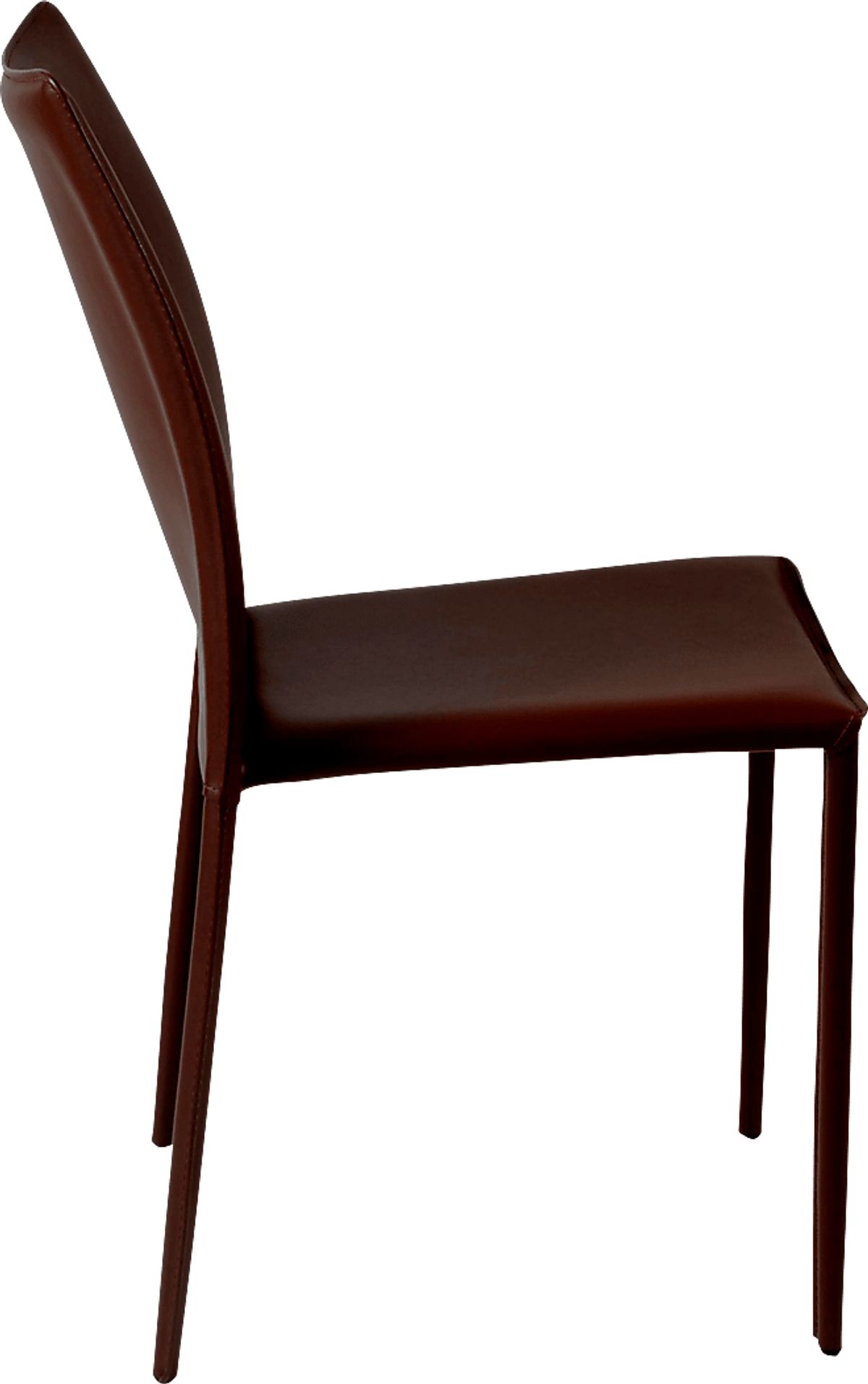 Attakapas Brown Leather Dining Chair Set Of 2 Rooms To Go 1373