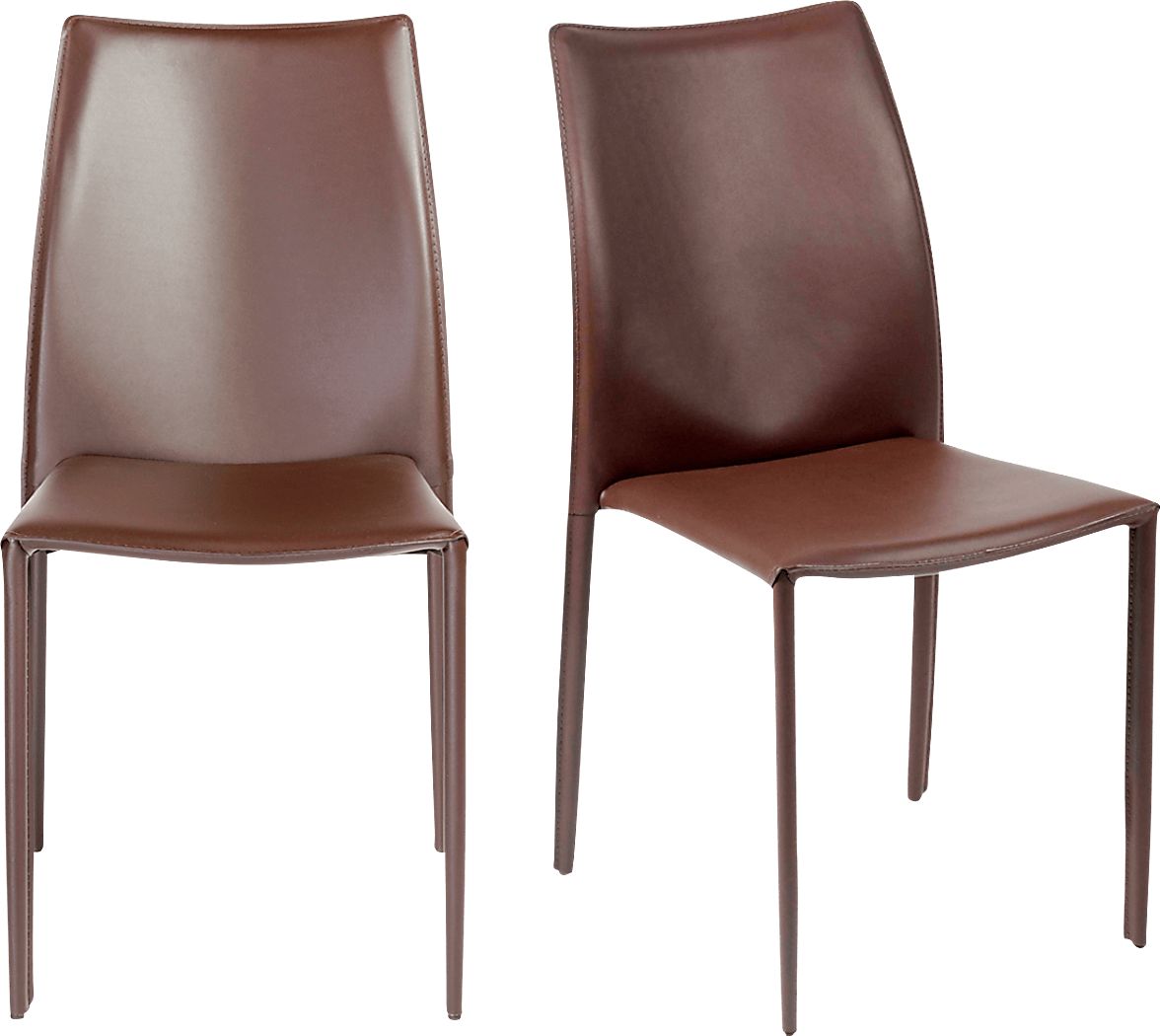 Attakapas Brown Dining Chair, Set of 2