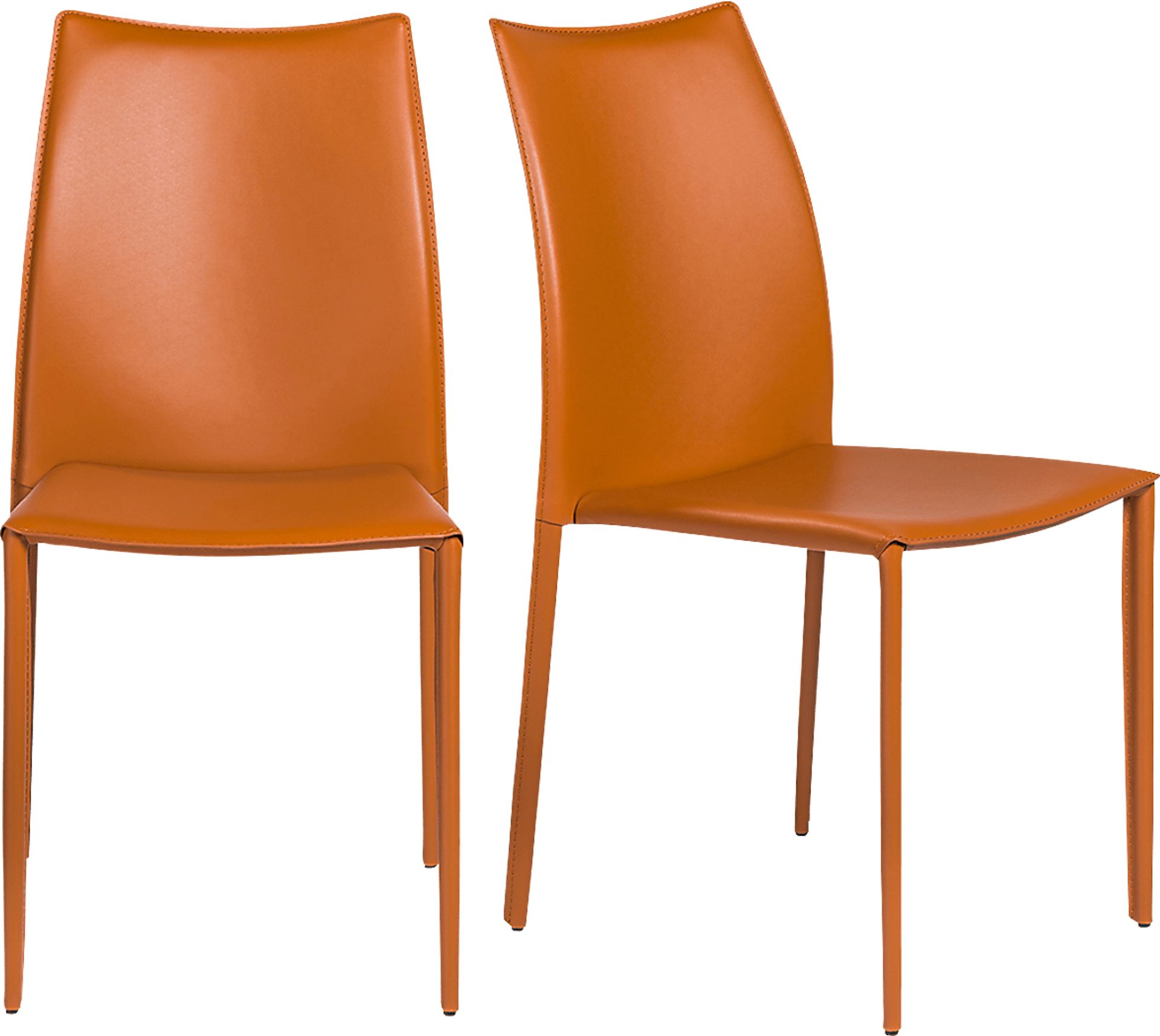 Attakapas Cognac Dining Chair, Set of 2 - Image 1