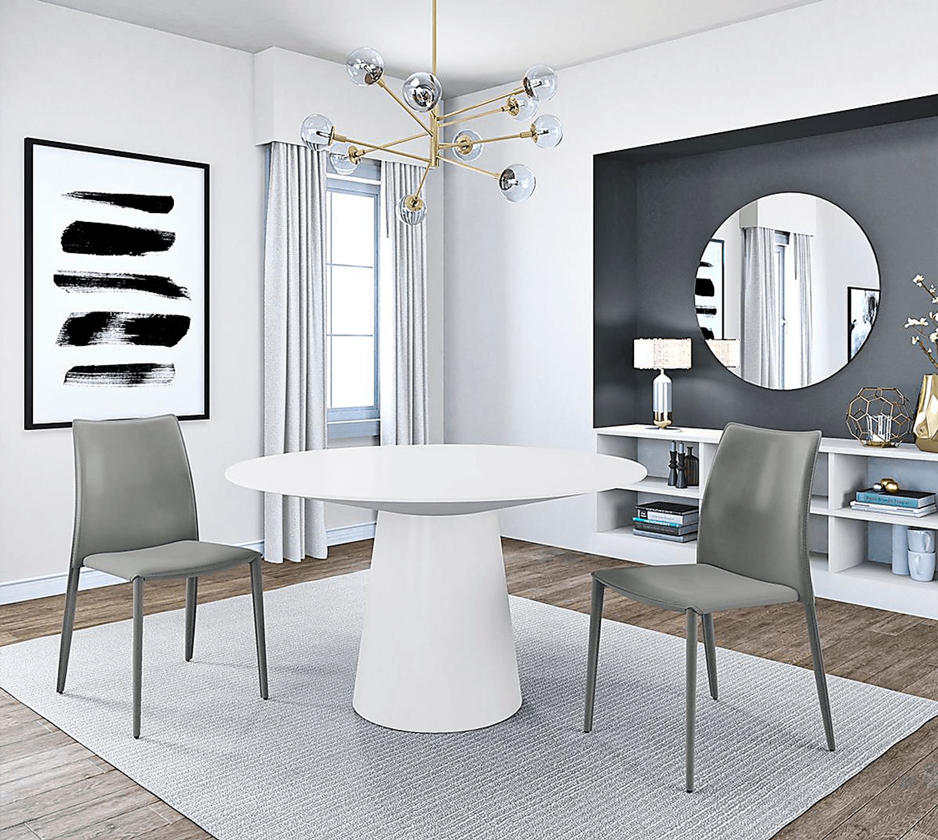 Attakapas Gray Dining Chair, Set of 2 - Image 3