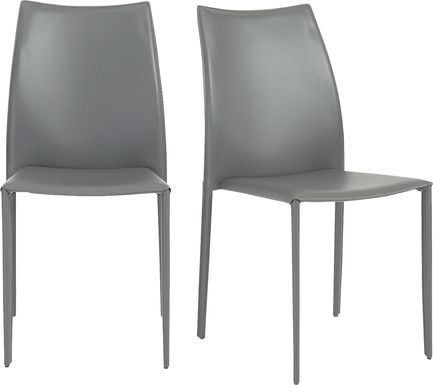 Attakapas Gray Dining Chair, Set of 2