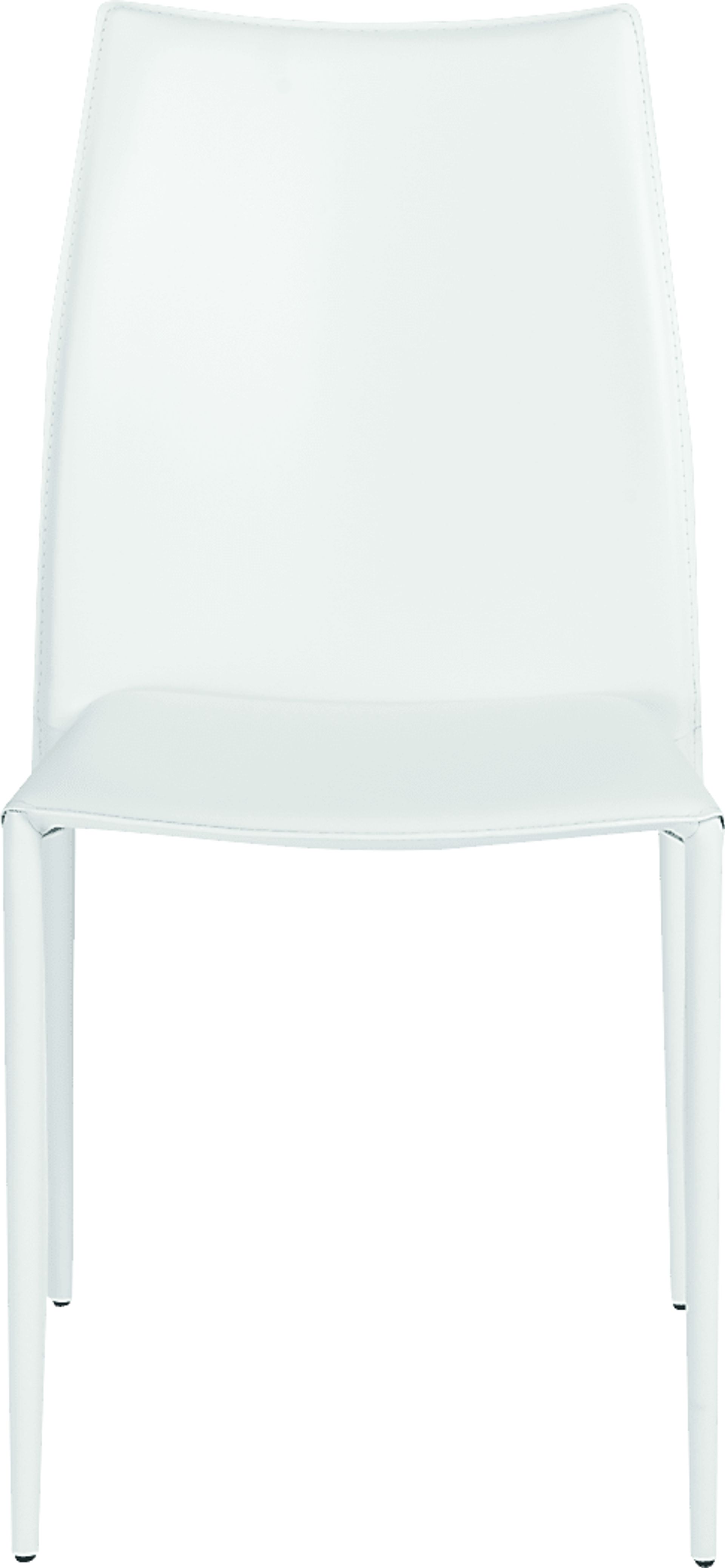 Attakapas White Dining Chair, Set of 2 - Image 3