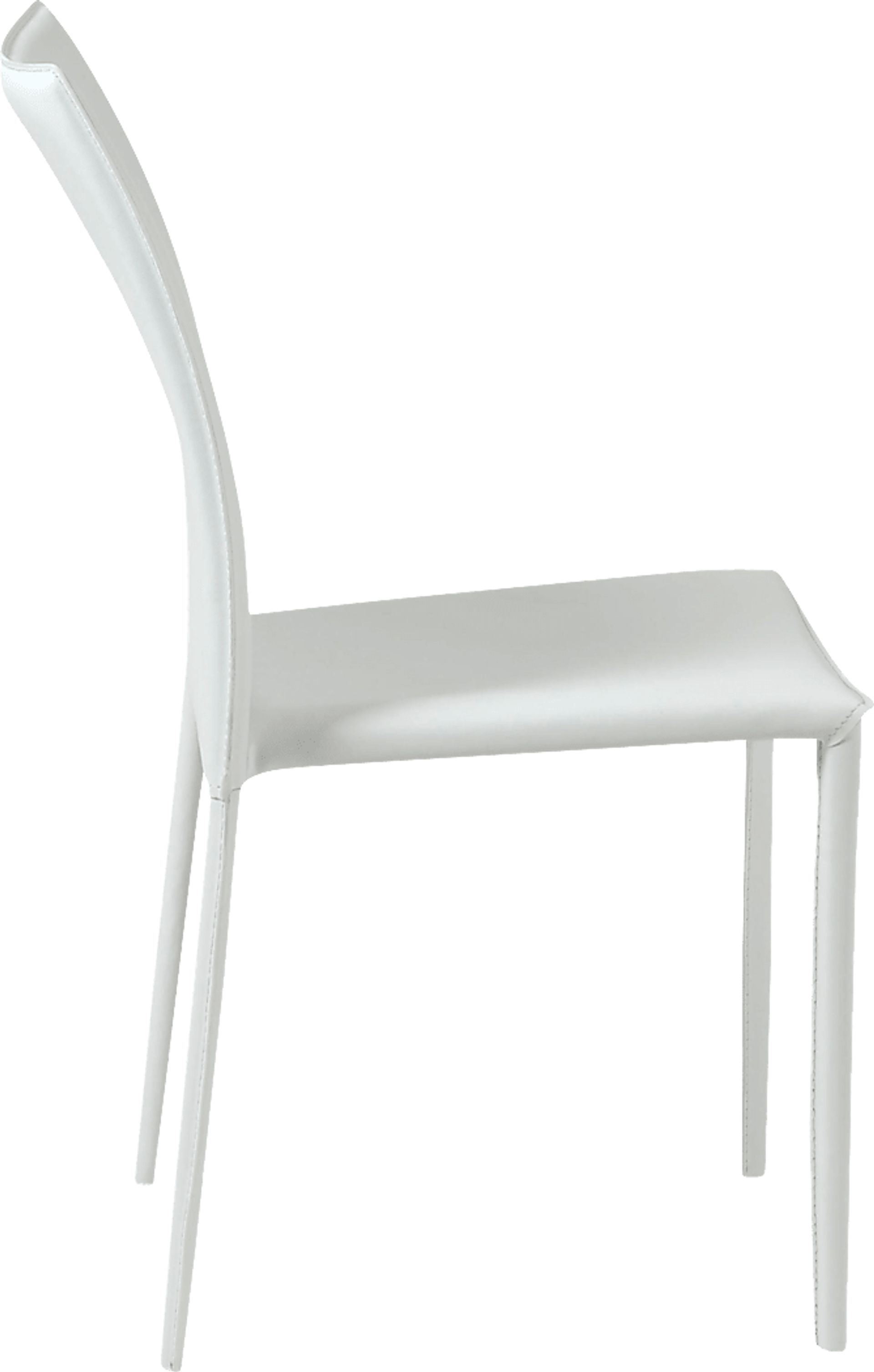 Attakapas White Dining Chair, Set of 2 - Image 5