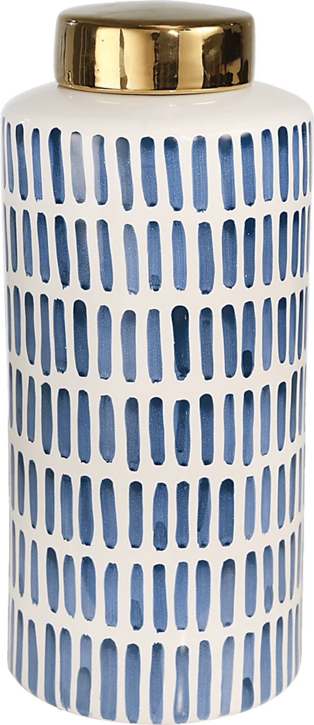 Attaway Blue Jar - Thumbnail - Image 1