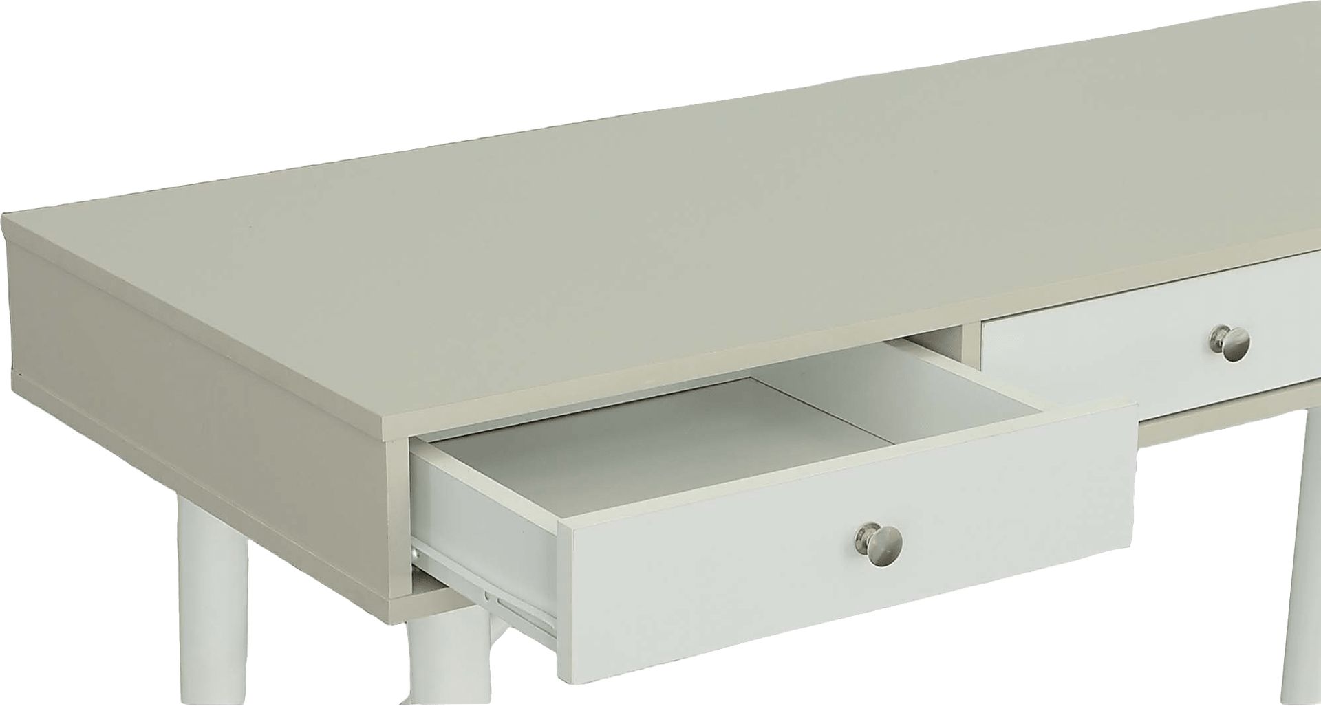 Attems White Vanity Desk - Image 3