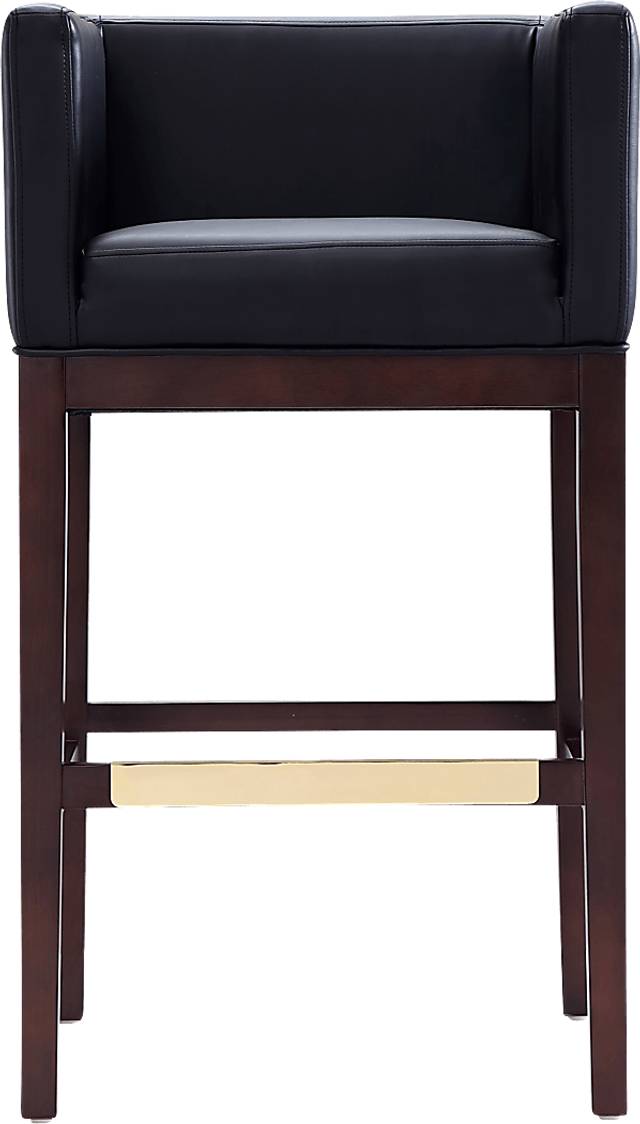 Atterbrock Black Barstool - Thumbnail - Image 2