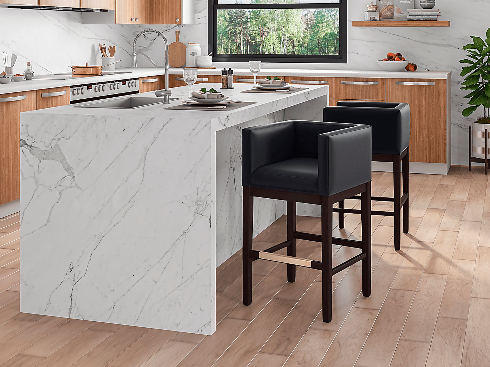 Atterbrock Black Counter Height Stool - Image 2