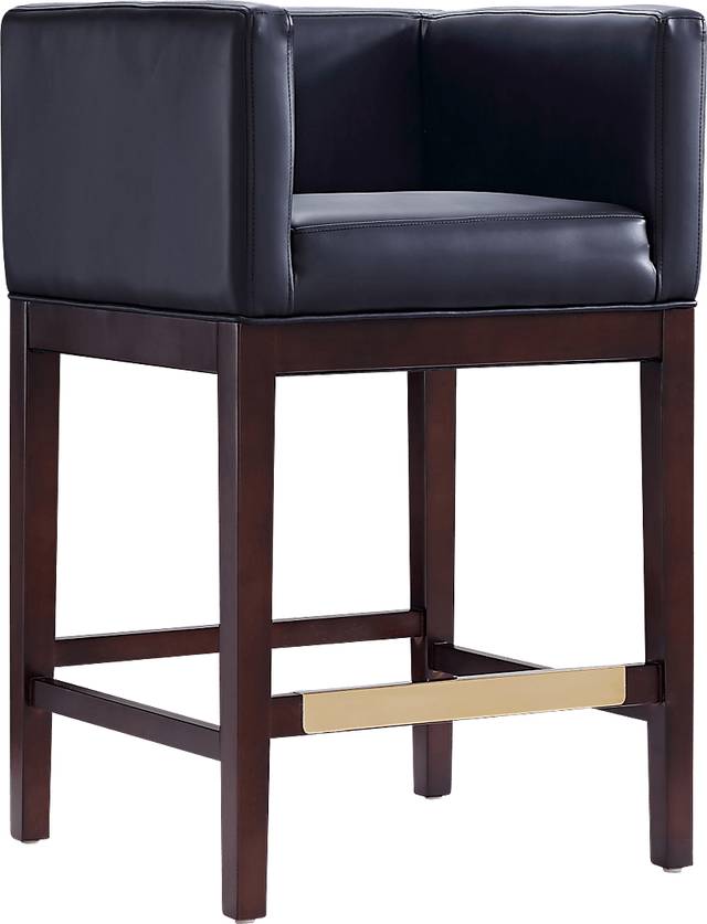 Atterbrock Black Counter Height Stool - Thumbnail - Image 1