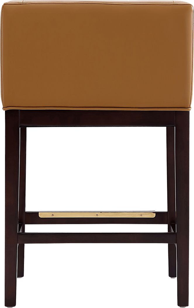 Atterbrock Camel Counter Height Stool - Thumbnail 2