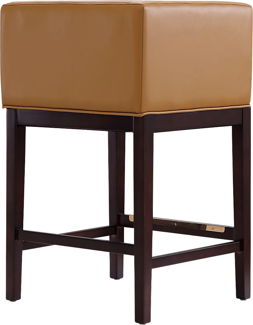 Atterbrock Camel Counter Height Stool - Thumbnail 5