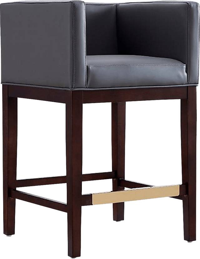 Atterbrock Gray Counter Height Stool - Thumbnail - Image 1