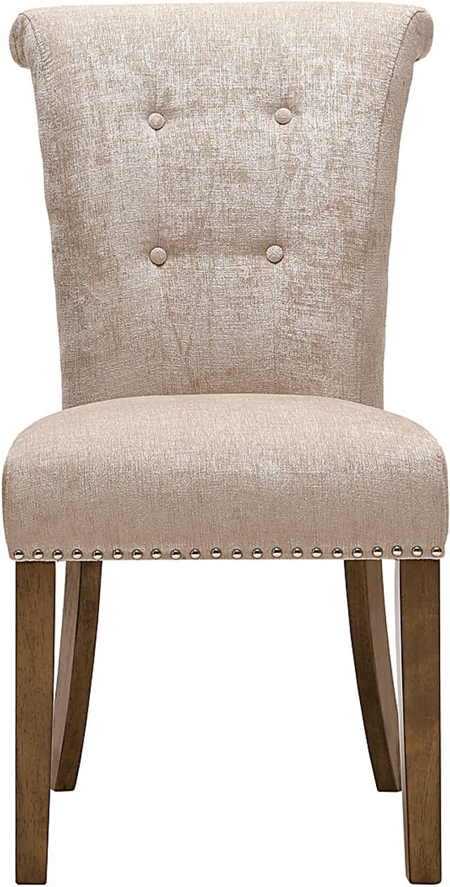 Atticks Cream Dining Chair, Set of 2 - Thumbnail - Image 3