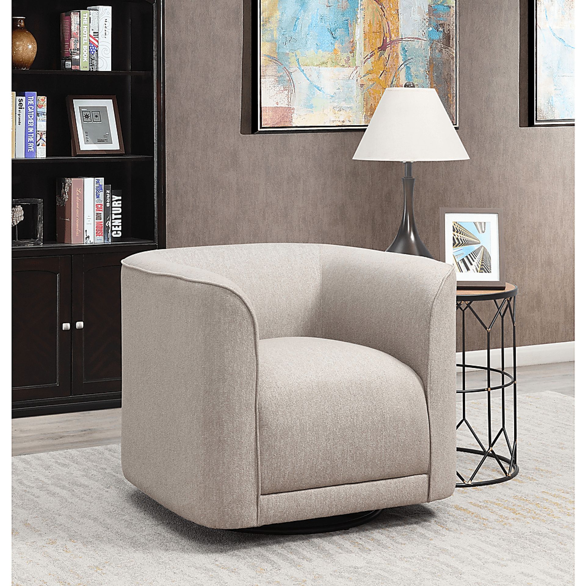 Attwick Beige Accent Chair - Image 5