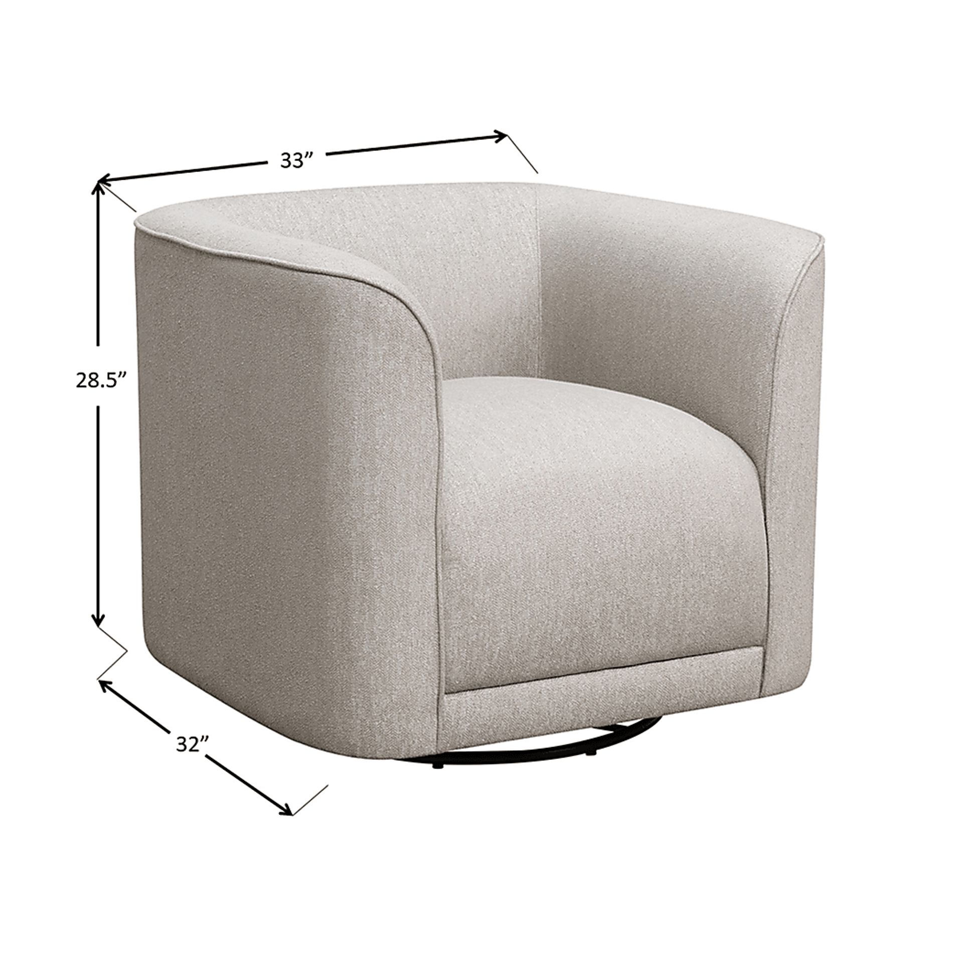Attwick Beige Accent Chair - Image 6
