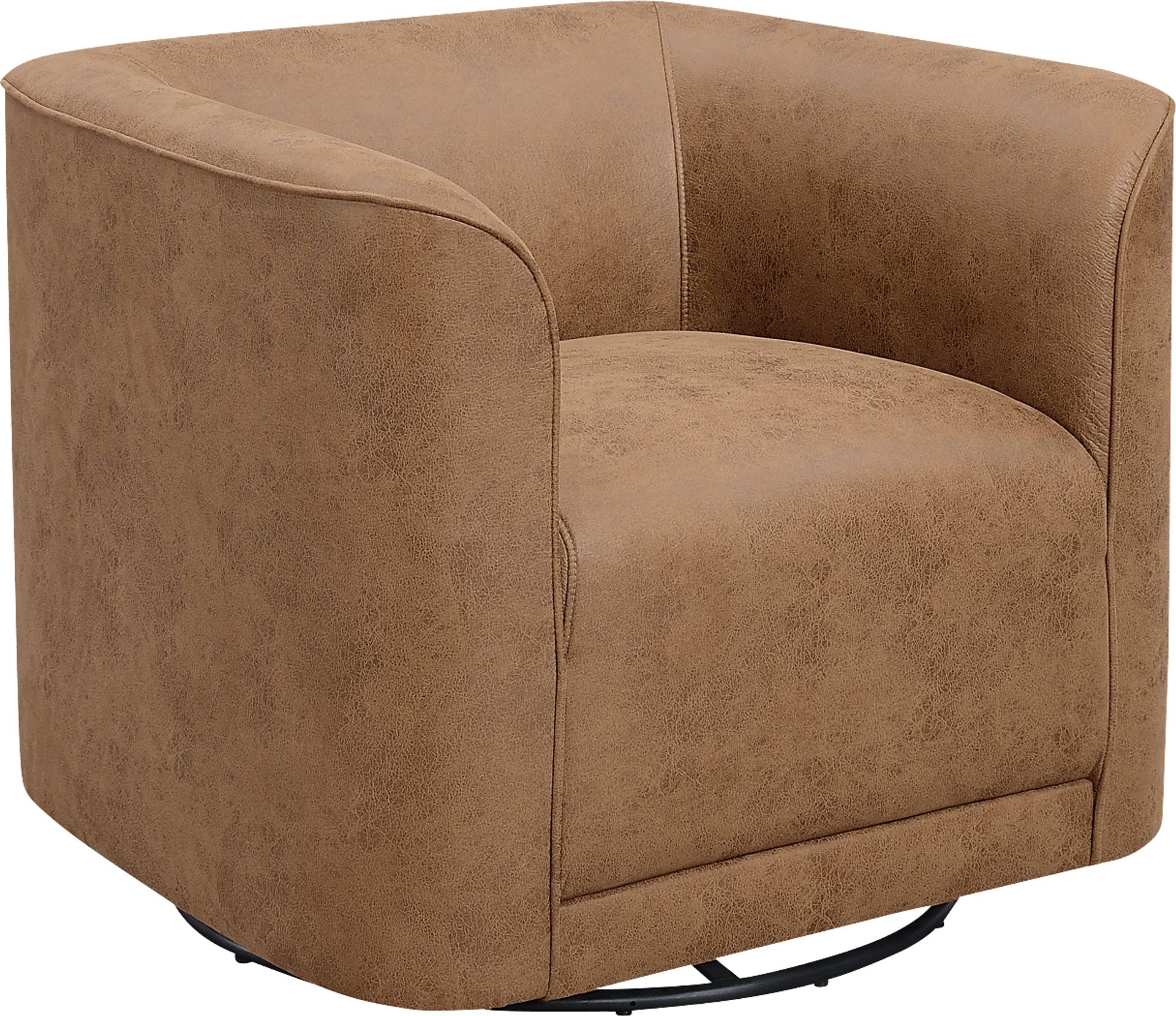 Attwick Brown Accent Chair - Image 1