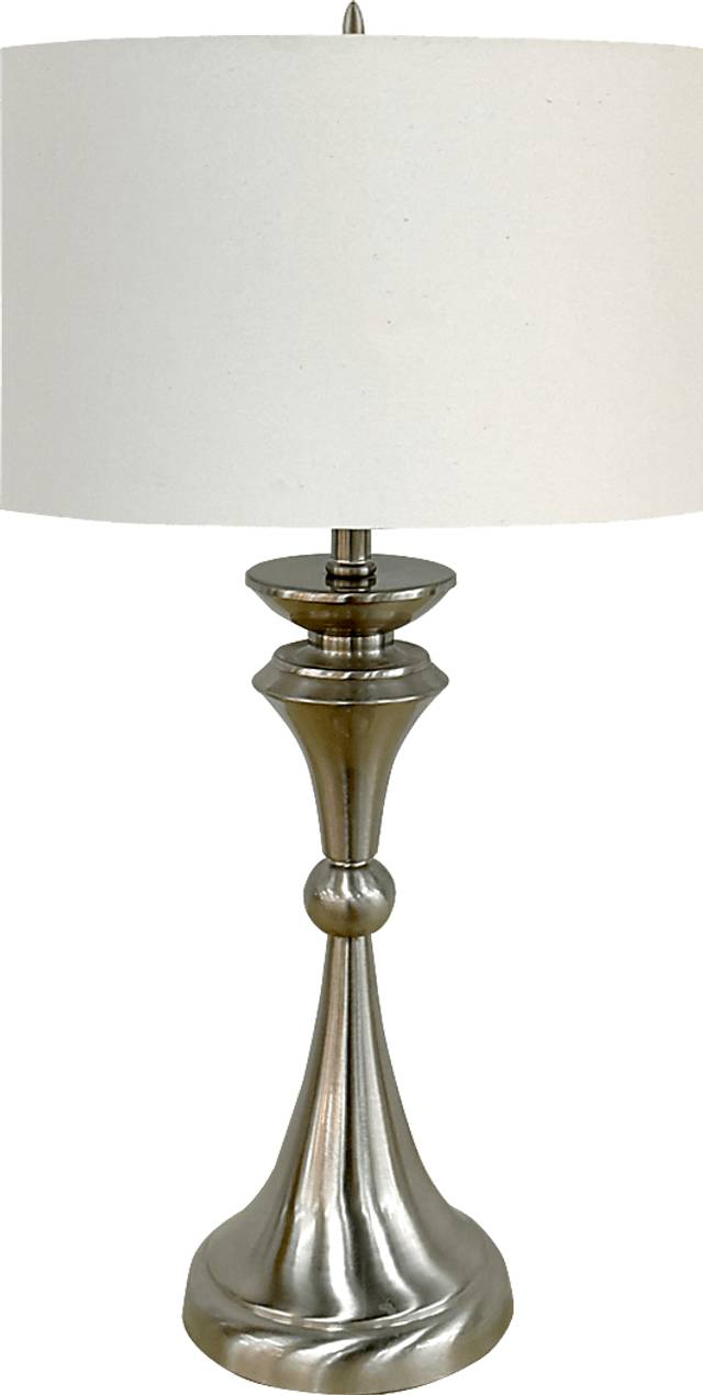 Au Courant Silver Table Lamp - Thumbnail - Image 1