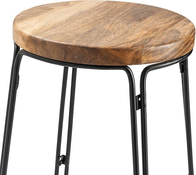 Aubelen Brown Barstool - Thumbnail - Image 4