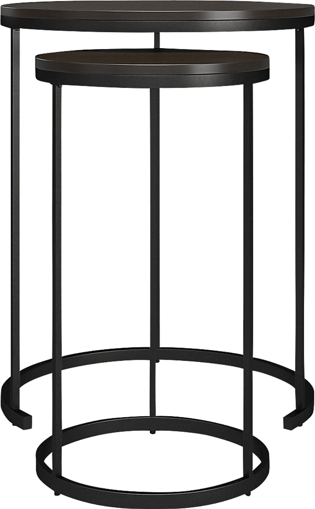 Auberon Espresso Dark Wood Nesting Cocktail Tables Rooms to Go — free download