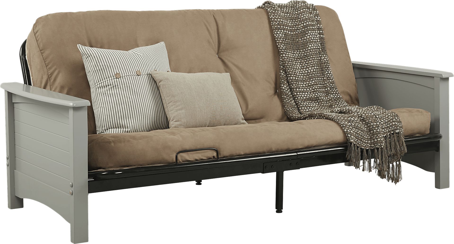 Aubert Gray Futon - Image 1