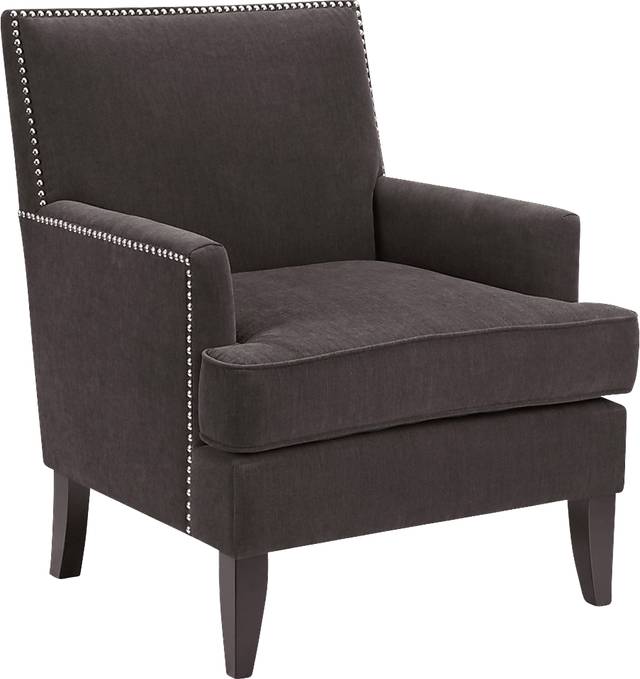 Aubinwood Charcoal Accent Chair - Thumbnail - Image 1