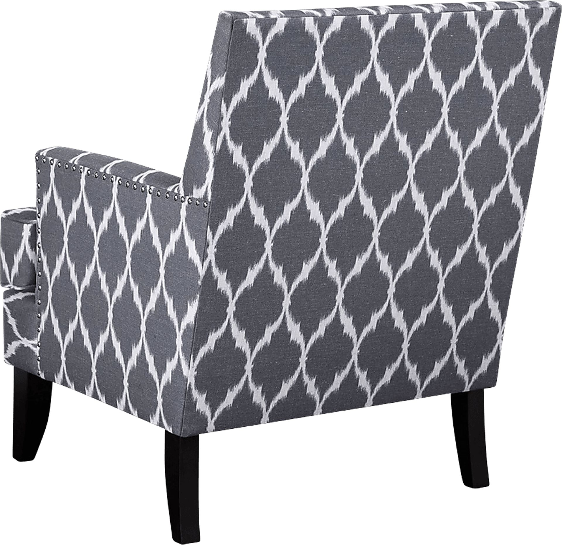 Aubinwood Gray Pattern Accent Chair - Image 3