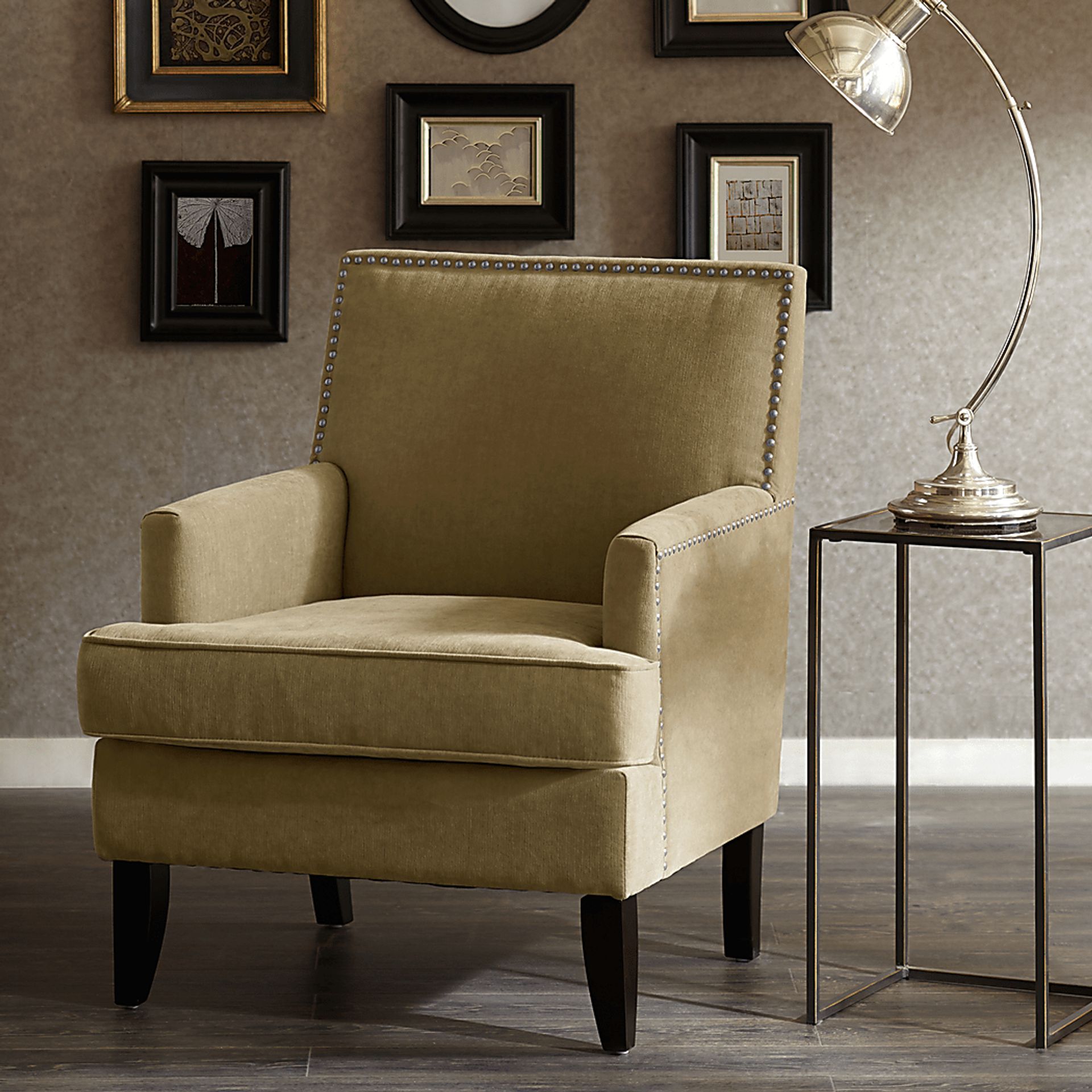 Aubinwood Green Accent Chair - Image 2