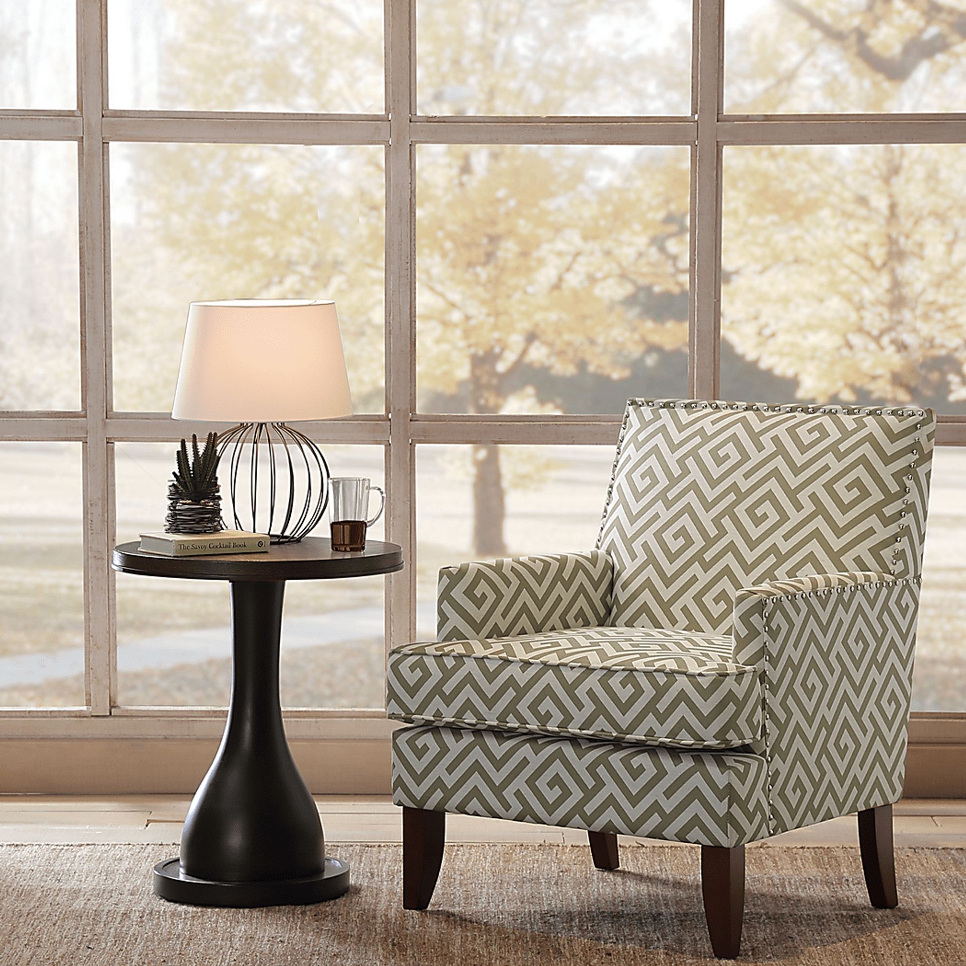 Aubinwood Natural Accent Chair - Image 2