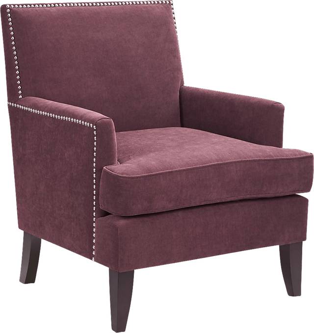 Aubinwood Purple Accent Chair - Thumbnail - Image 1