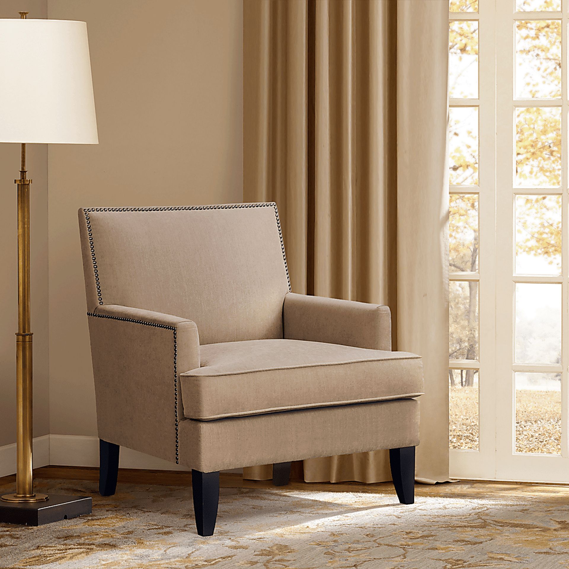 Aubinwood Sand Accent Chair - Image 2