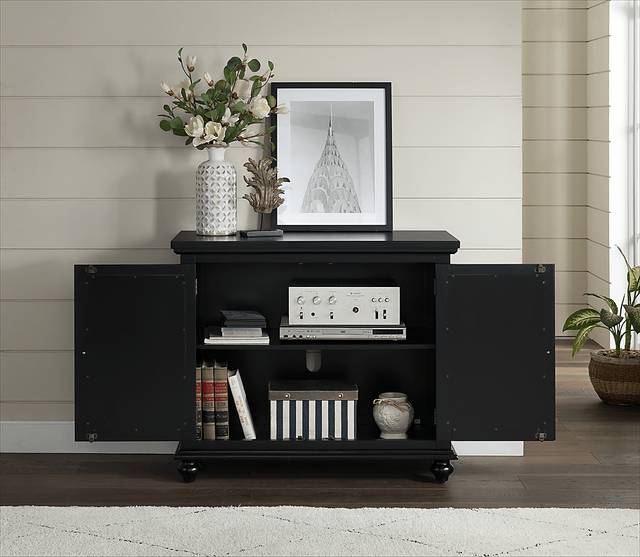 Aubry Black Accent Cabinet - Thumbnail - Image 5