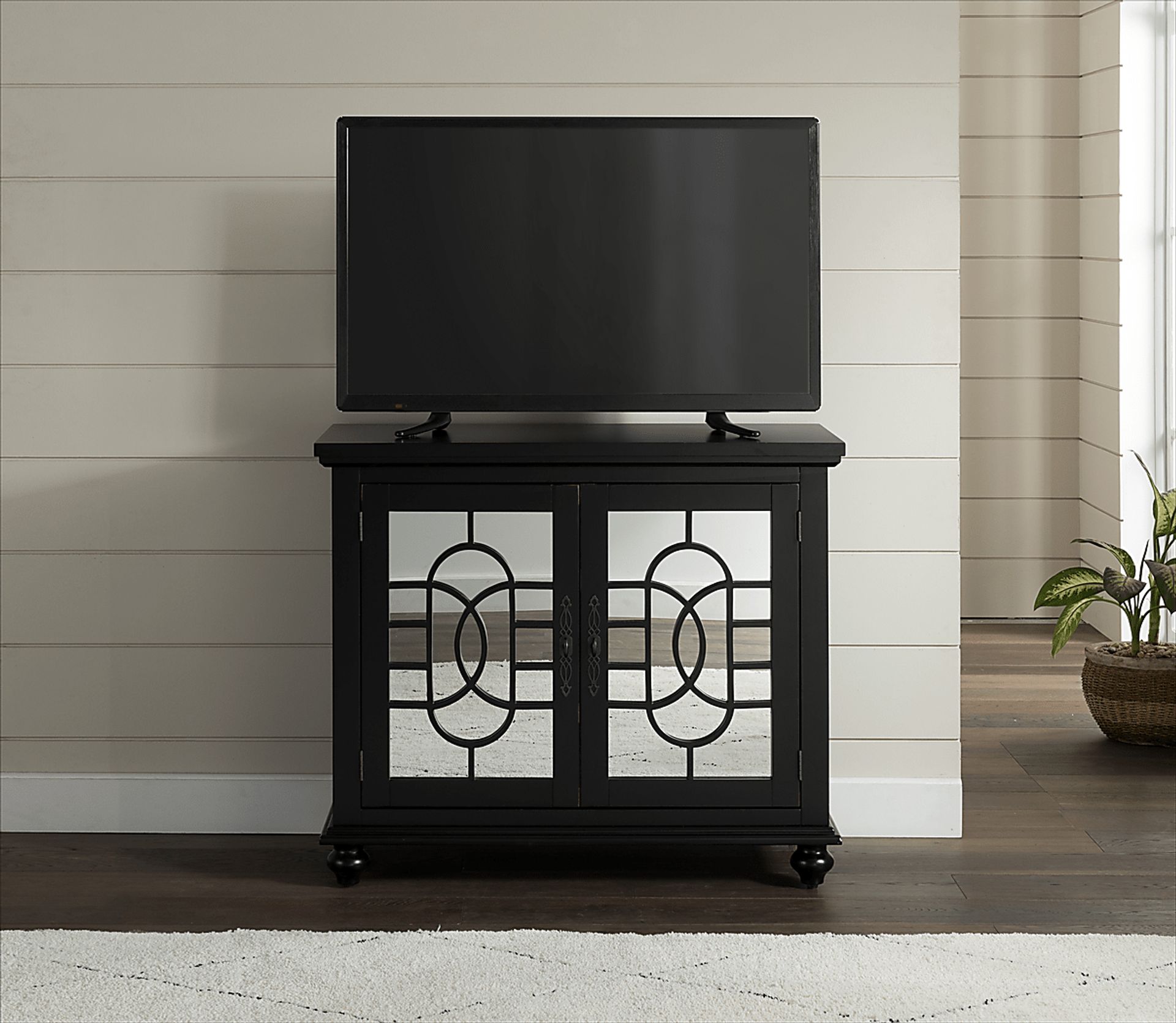 Aubry Black Accent Cabinet - Image 6