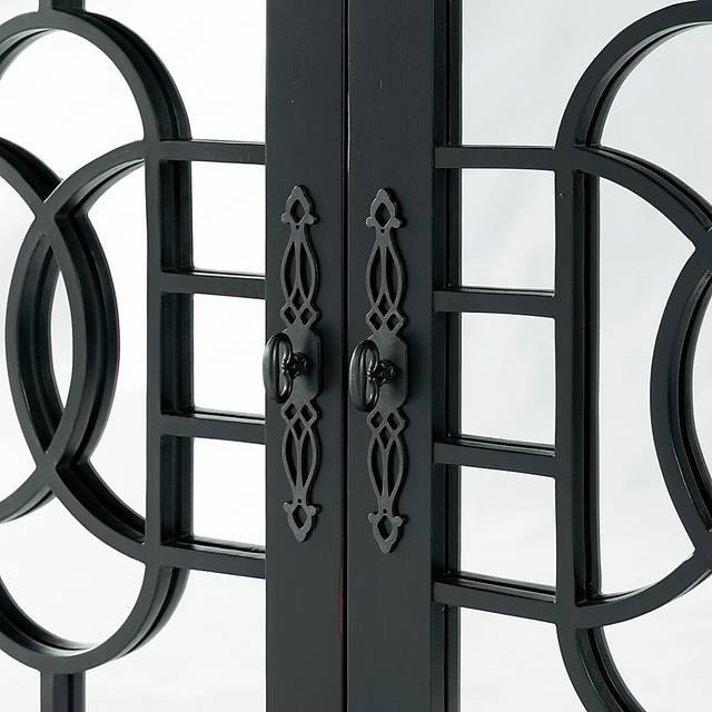 Aubry Black Accent Cabinet - Thumbnail - Image 7