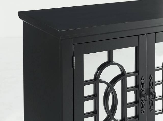 Aubry Black Accent Cabinet - Thumbnail - Image 10