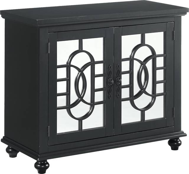 Aubry Black Accent Cabinet - Thumbnail - Image 1