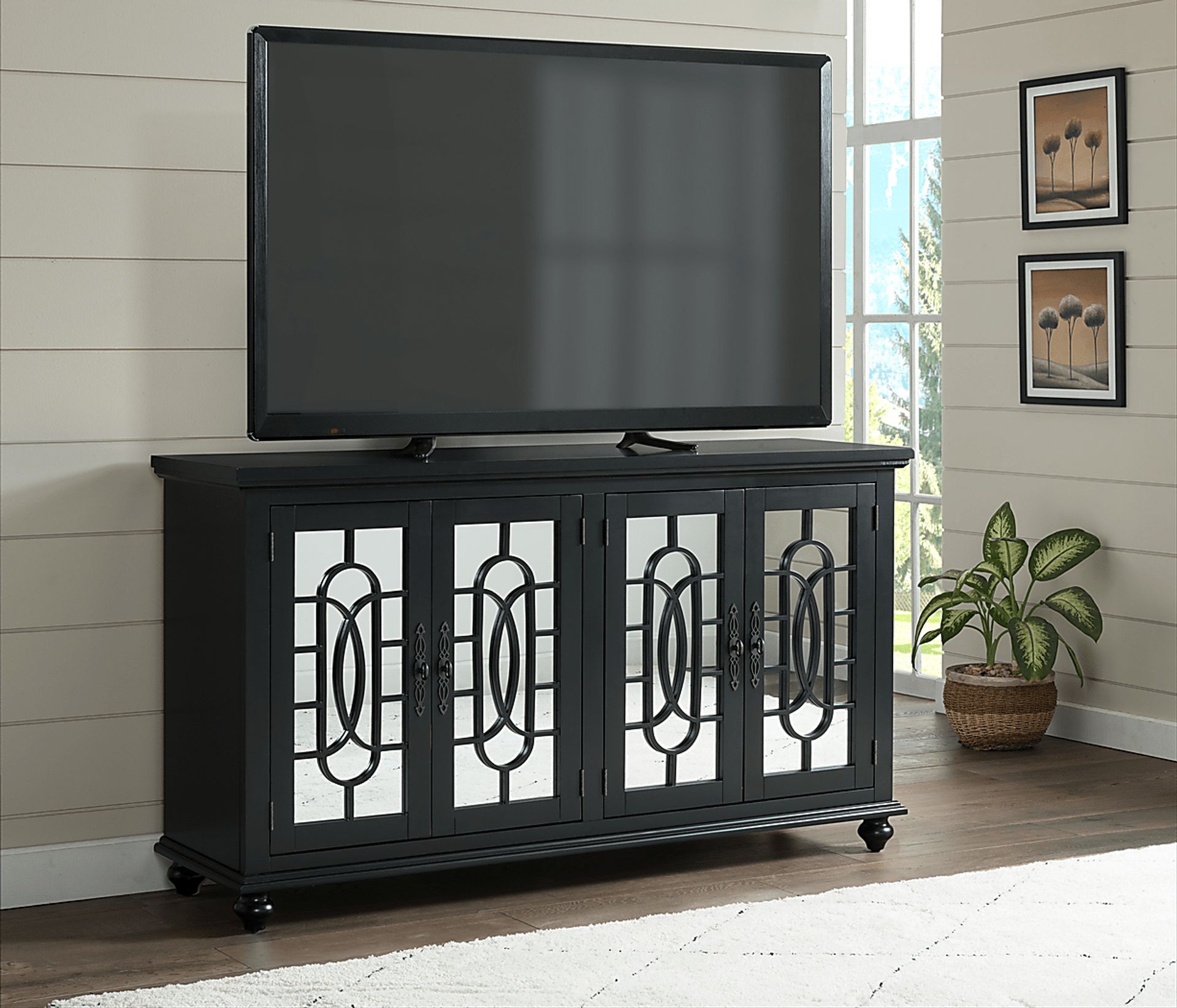 Aubry Black Credenza - Image 4